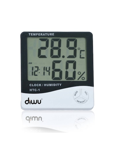 Diwu Htc-1 Saatli Nem Ölçer ve Termometre