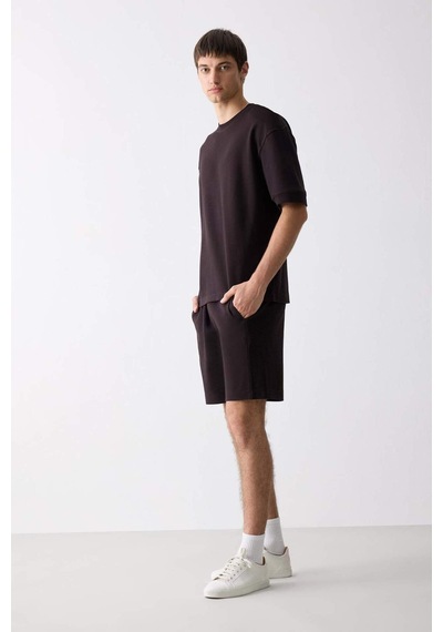 DeFacto Regular Fit Düz Paça Şort D9769AX25SMBN337