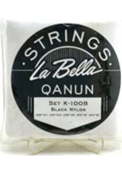 La Bella K100B Black Nylon Siyah Nylon -Profesyonel Kanun Tel Set