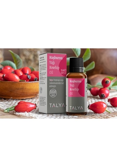 Talya Soğuk Sıkım %100 Saf ve Doğal Kuşburnu Yağı 20 ML
