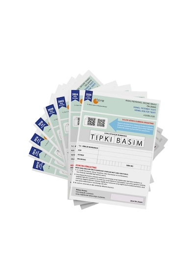2028 KPSS Önlisans ÖSYM Çıkmış Soru Tıpkı Basım 8li Deneme Paketi Türkiye Geneli Dijital Çözümlü