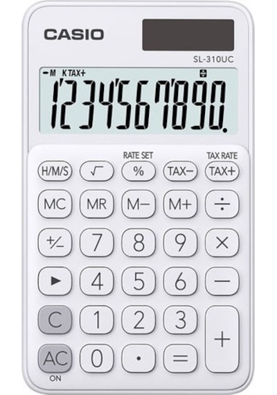 Casio SL-310UC-WE Cep Tipi 10 Hane Hesap Makinesi
