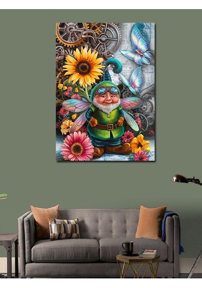 Kanvas Tablo Tarot Kartları Ve Kadın 70cmx100cm