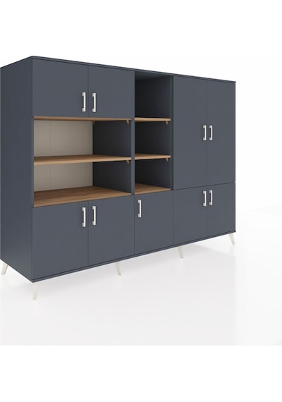 Kronos Dolap 14 Raflı 9 Kapaklı 220x59x163 Antrasit-antrasit/çam Antrasıt/atlas Çam - Antrasıt Kronos Dolap 14 Raflı 9 Kapaklı 220x59x163 Antrasit-antrasit/çam Antrasıt/atlas Çam - Antrasıt