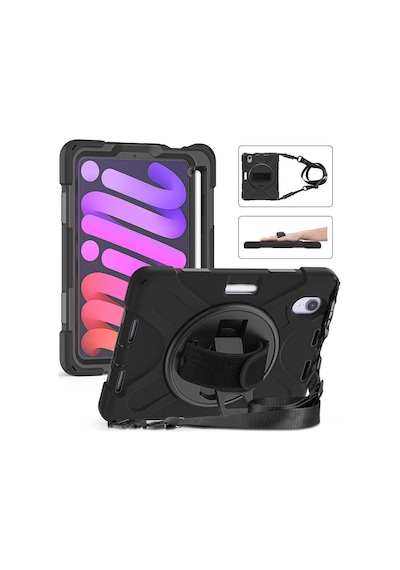 Apple Uyumlu iPad Mini 2021 6.nesil Dönebilen Defender Tablet Kılıfı Diğer