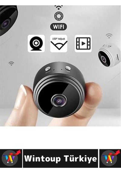 Premium Mobil Uygulamalı Gece Görüşü Bebek Çocuk Odası Ev Ofis Şık Hd Wi-fi Mini Güvenlik Kamerası