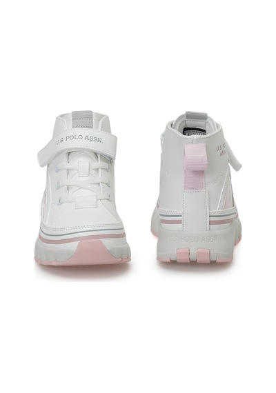 U.s. Polo Assn. Keltes Jr Beyaz Kız Çocuk High Sneaker 000000000102695947 Beyaz-pudra U.s. Polo Assn. Keltes Jr Beyaz Kız Çocuk High Sneaker 000000000102695947 Beyaz-pudra
