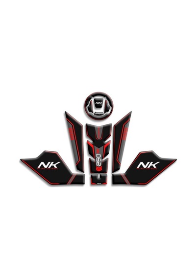 Cfmoto 250nk Tank Pad Set 2023-2026 Kırmızı Diğer