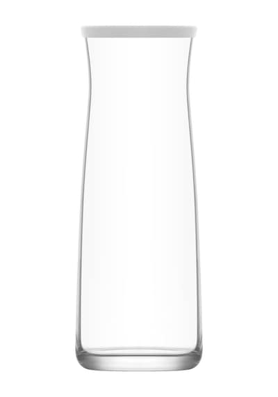 LAV Vera Cam Karaf Tekli 1,2 L Beyaz Silikon Kapaklı (Sürahi )