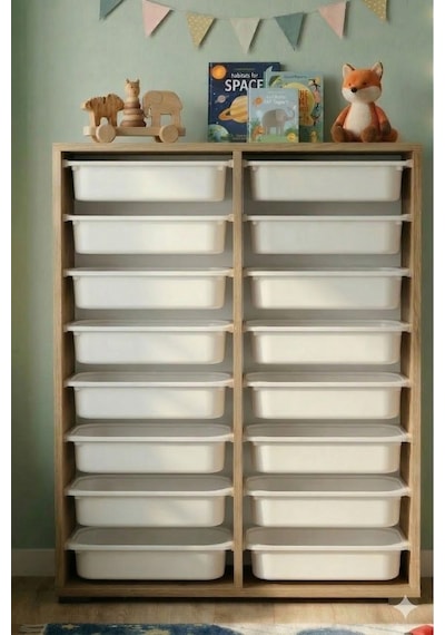 16 Adet Orta Boy Çekmeceli 110 Cm Atlantik Çam Çocuk Odası Oyuncak Dolabı Ve Çok Amaçlı Saklama Ünitesi - Depolayıcı Düzenleyici Organizer Ahşap 16 Adet Orta Boy Çekmeceli 110 Cm Atlantik Çam Çocuk Odası Oyuncak Dolabı Ve Çok Amaçlı Saklama Ünitesi - Depolayıcı Düzenleyici Organizer Ahşap
