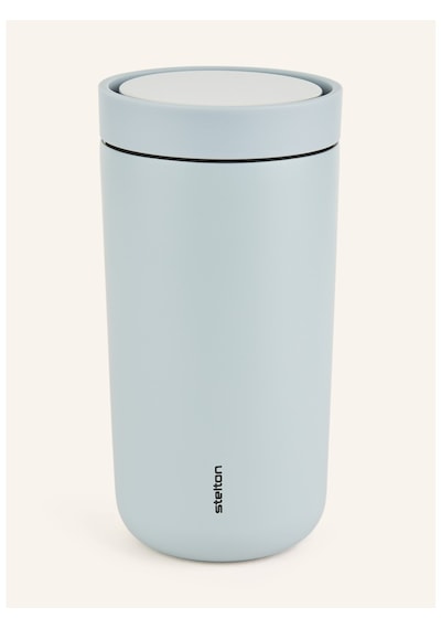 To Go Clıck Termo Kupa, 200 Ml, Çift Duvarlı, Tıklama Fonksiyonlu Kapak, Sıcak Ve Soğuk Içecekler Için Açık Mavi