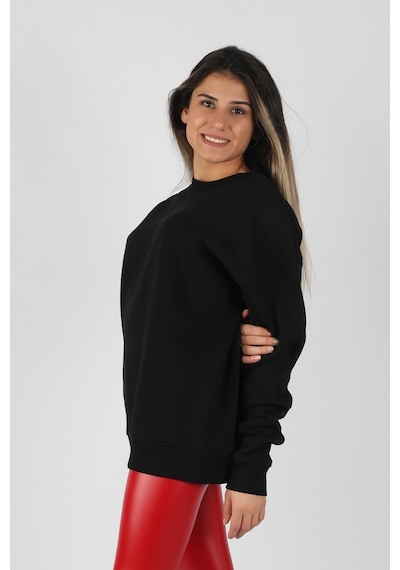 Kadın Sıfır Yaka Sweatshirt 001