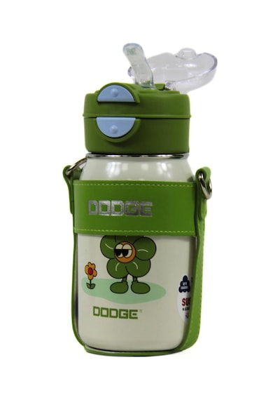 Dodge Db-24502 Çift Kullanım Pipetli/rahat İçim Yeşil 520ml Çelik Matara Diğer