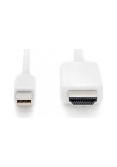 Digitus Displayport Adaptör Kablosu Mini Dp - Hdmı Type A 2m Ak.340304.020.w