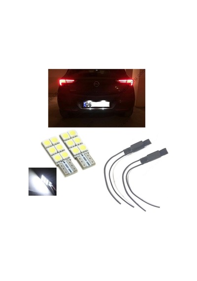 Megamarket06 Opel Astra K Led Plaka Aydınlatma Seti T10 W5w