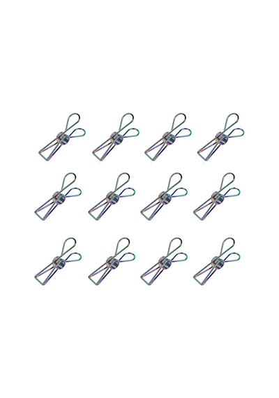 Kayigo Tiny Paslanmaz Çelik Mini Mandal Onikili - Rainbow