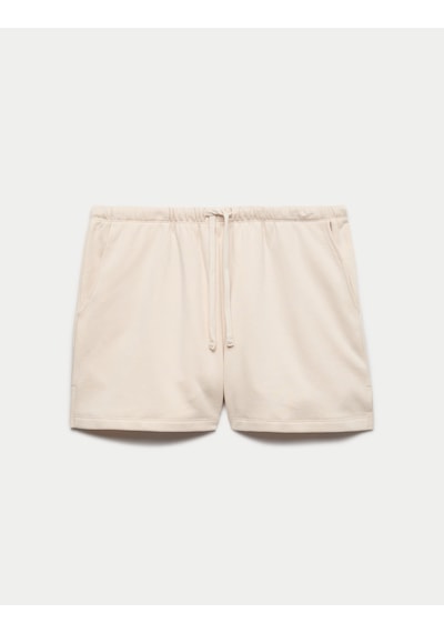 Marks & Spencer Pamuk Karışımlı Pijama Altı T37003484s Taş Rengi