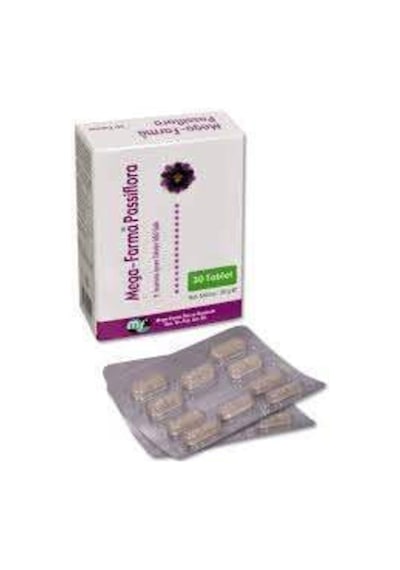 Mega Farma Passiflora 30 Tablet 1 Kutu