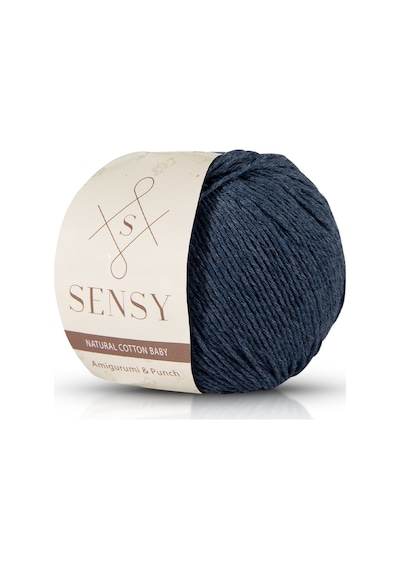 Premium Amigurumi Ipi Punch Panç Baby Soft Cotton 50 Gr Örgü Ip Indigo