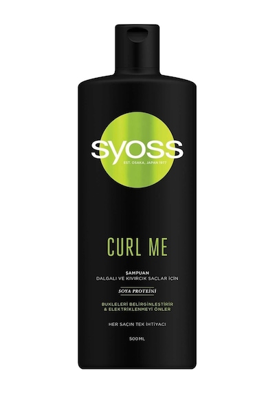 Syoss Curl Me Dalgalı ve Kıvırcık Saçlar için Şampuan 500 ML