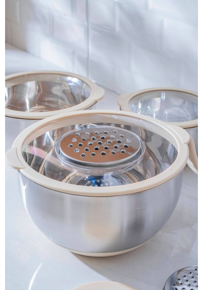 Focus Pro Karıştırma Ve Saklama Kabı Seti Inox