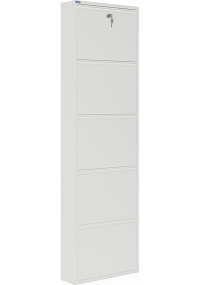 Ceha Kilitli 5'li Metal Ayakkabılık - Kar Beyaz K.AYK-5 /AB9003/KL Beyaz Ceha Kilitli 5'li Metal Ayakkabılık - Kar Beyaz K.AYK-5 /AB9003/KL Beyaz
