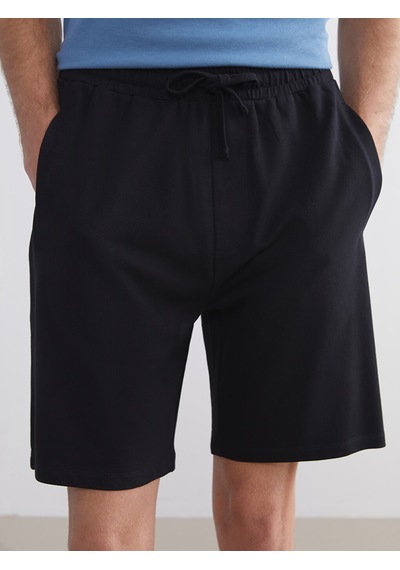 Lc Waikiki Lc Waıkıkı Siyah Slim Fit Erkek Pijama Alt Şort