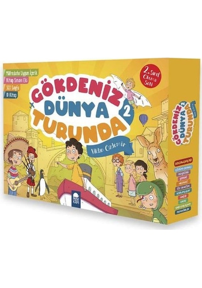 Gökdeniz Dünya Turunda 2 Okuma Seti 10 Kitap 2.Sınıf