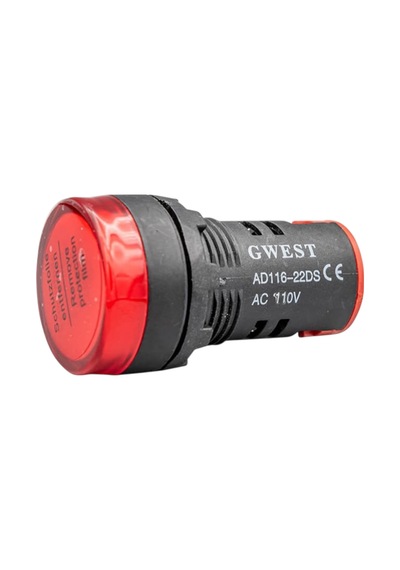 Gwest 22 - 110v - K Led Sinyal 110v. Ac-dc Kırmızı 10 Adet