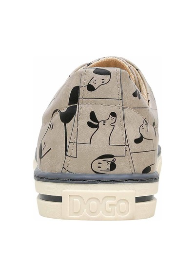 Kadın Vegan Deri Çok Renkli Sneakers - I Woof You Tasarım