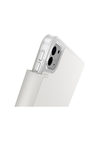 Apple Uyumlu iPad  Pro 11 2024 Amazingthing Minimal Mag Katlanabilir Standlı Kalem Bölmeli Kılıf Starlight Kapaklı Kılıf
