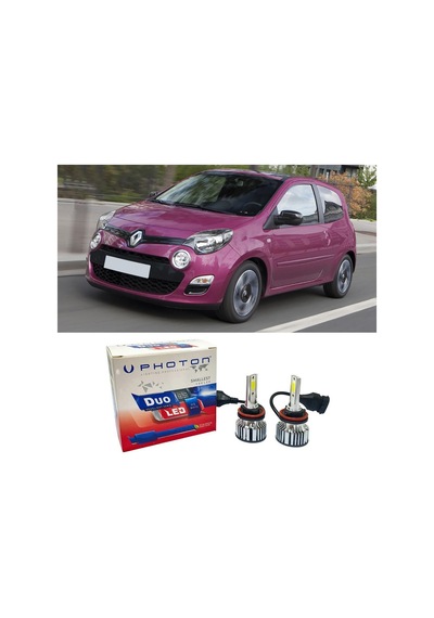 Renault Twingo Uzun+kısa Far Ampulü H4 Duo Yeni Seri Beyaz 2007-2014