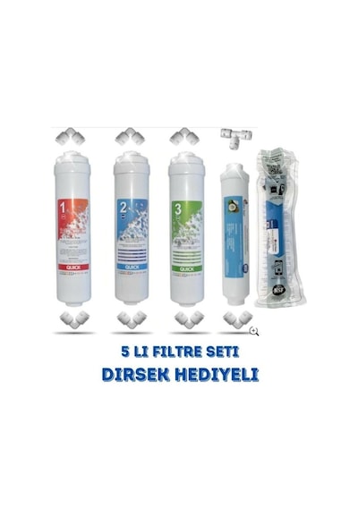 Kapalı Kasa Su Arıtma Cihazı Filtresi 5li Filtre Seti Lg Membranlı