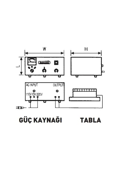 Fett 220/380/415/440v Vertex Elektromanyetik Tablalar İçin Kontrol Ünitesi Vcc-815