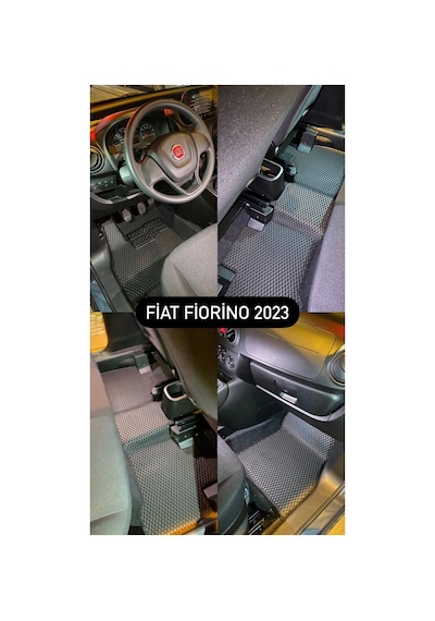 Fiat Fiorino 2007 Sonrası Yeni Nesil Premıum Eva Akıllı Oto Paspas 1. Sınıf A Kalite Siyah