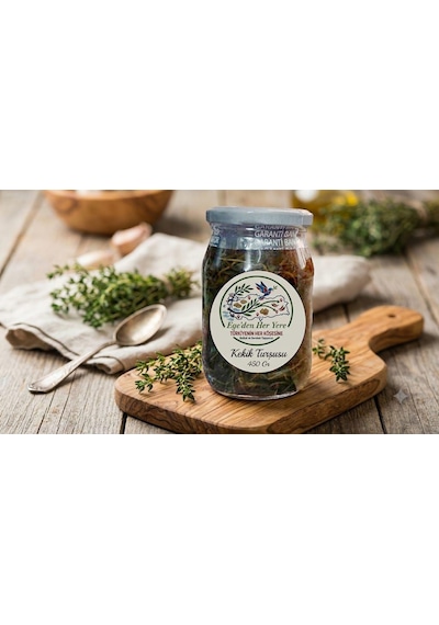 Ev Yapımı Dağ Kekiği Turşusu - 450 Gr