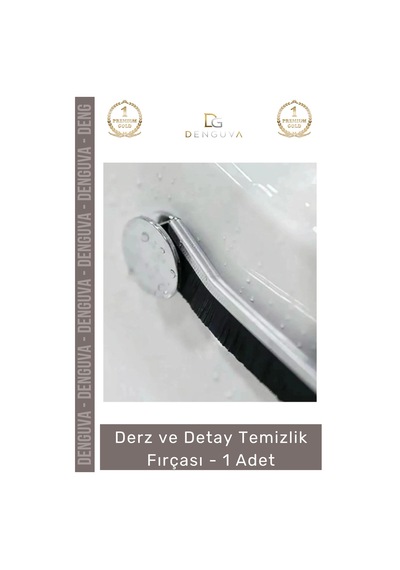 Fırça Profesyonel Ergonomik Dar Alan Fayans Banyo Mutfak Sağlam Derz Detay Temizlik Fırçası - 1 Ade