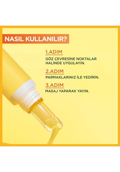 Garnier C Vitamini Parlak Aydınlatıcı Göz Kremi