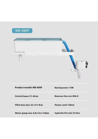 Waterbear Wb-880f Tepe Filtre 650lt/saat
