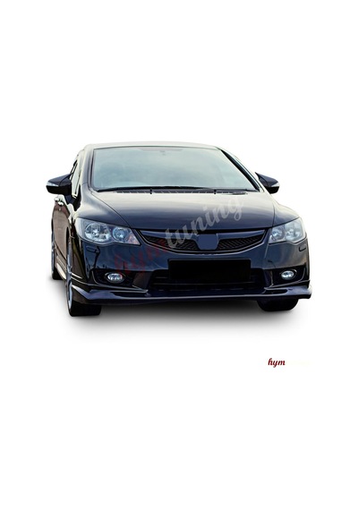 Honda Civic Fd6 Yarasa Ayna Kapağı - Parlak Siyah - Abs Plastik