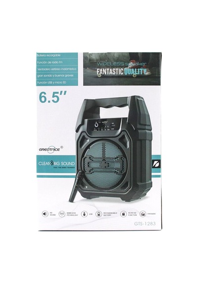 Fantastic Quality Q-max Ps-1283 Bluetooth Wireless Mikrofonlu Hoparlör Ve Speaker 6.5'' Usb Sarjlı