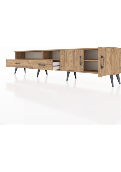 Arges Tv Ünitesi 3 Raflı 2 Çekmeceli 2 Kapaklı 220x30x51 Çam-çam Atlas Çam/atlas Çam - Atlas Çam Arges Tv Ünitesi 3 Raflı 2 Çekmeceli 2 Kapaklı 220x30x51 Çam-çam Atlas Çam/atlas Çam - Atlas Çam