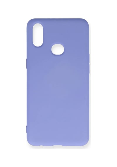 Samsung Galaxy A10s Kılıf Nano İçi Kadife Silikon - Lila