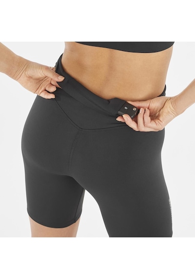 Salomon Salomon Cross Multi Short Tight Kadın Siyah Koşu Şortu 27412 Siyah