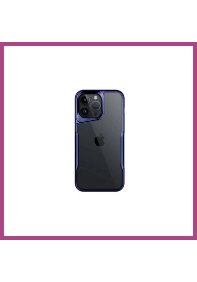Gees Global Apple iPhone 16 Pro Max Uyumlu Kılıf Boyi Silikon Kapak - Lacivert Gbzs