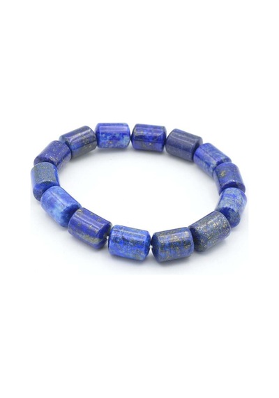 Hakiki Doğal Kapsül Model Lapis Lazuli Bileklik Lacivert