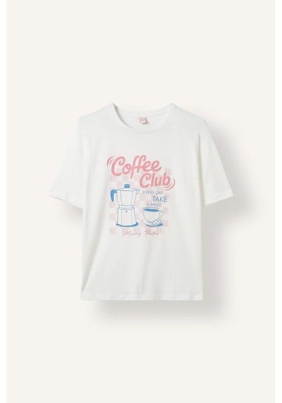 Defacto Baskılı Pötikare Desenli Regular Fit Kısa Kollu 2li Pijama Takımı I8338ax26aupn38 Pembe-pn38