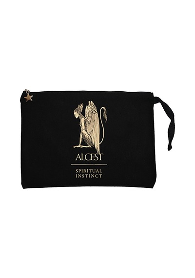 Alcest Spiritual İnstinct Siyah Clutch Cüzdan / El Çantası Siyah