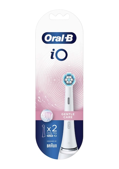 Oral-B iO Gentle Care Beyaz Diş Fırçası Yedek Başlığı 2'li