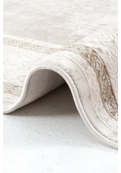 Hoom Rugs Natural 1712 Kahverengi Klasik Salon Halısı Kahve Beyaz